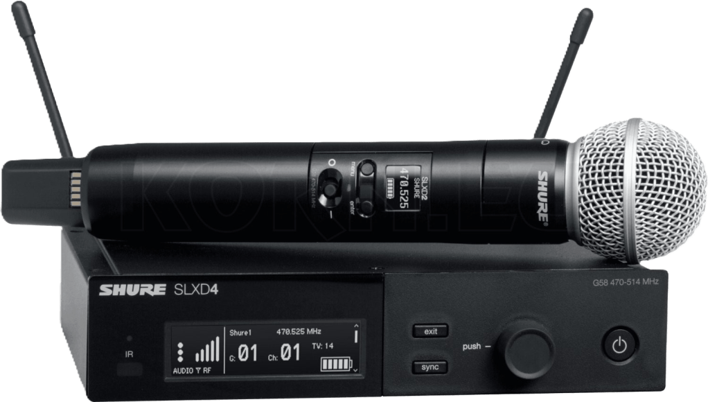 Crisp wireless microphones for rent in Los angeles shure slxd 